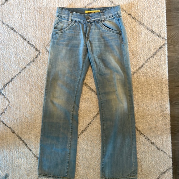 Miss Sixty Light Blue Straight Leg Jeans - Picture 1 of 11